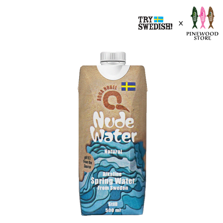 包裝水/紙包水/盒裝水 Water-in-box Aqua Nobel - Swedish Natural Alkaline Spring Water 500ml