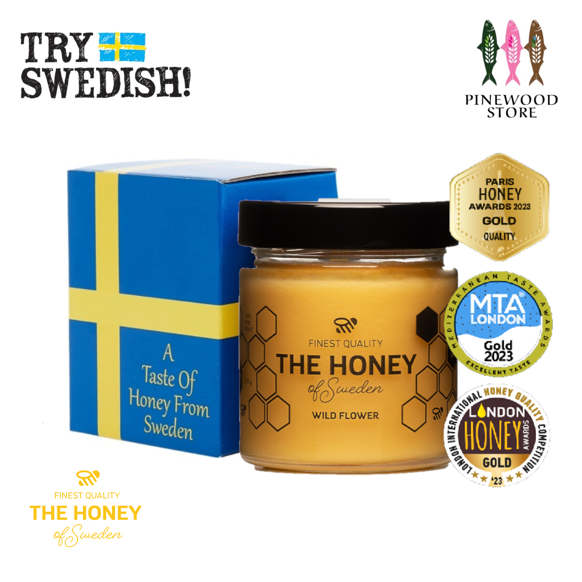 The Honey of Sweden - Pure Premium Slow Honey 250g